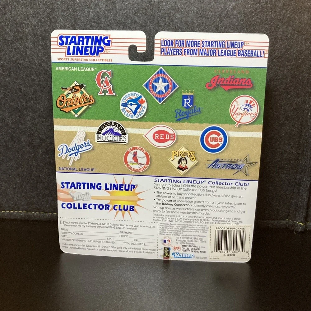 1997‎ Starting Lineup Derek Jeter New York Yankees 10th Year Edition